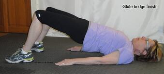 glute bridge finish