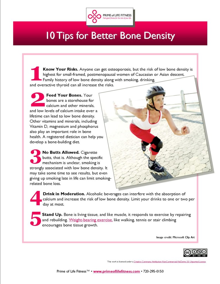 10 Tips for Better Bone Density