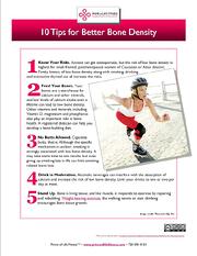 10 Tips for Better Bone Density